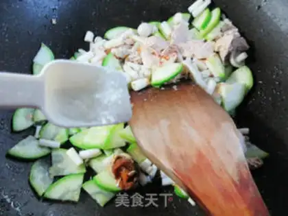 Make The salted duck eggs, the sea mushrooms, the fried sauerkraut step 8