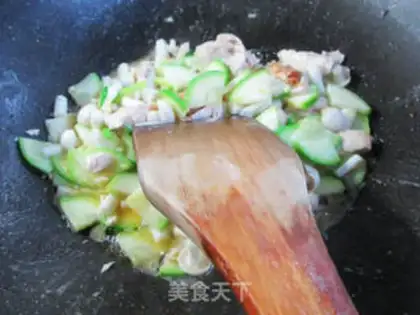 Make The salted duck eggs, the sea mushrooms, the fried sauerkraut step 9