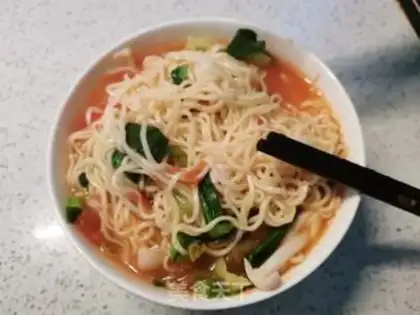 Make Tomato mushroom noodles step 8
