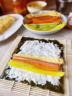 Make Sushi rolls step 3