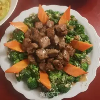 Make Black pepper beef from broccoli step 13