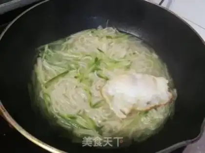 Make Double yogurt noodle step 5