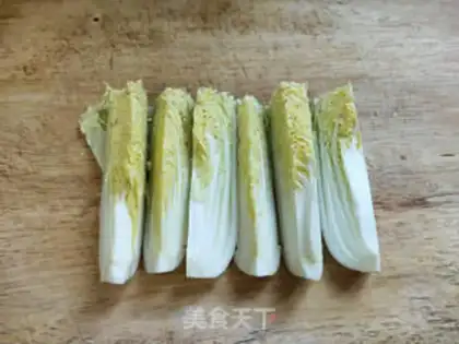 Make Garlic fans steaming doll food step 3