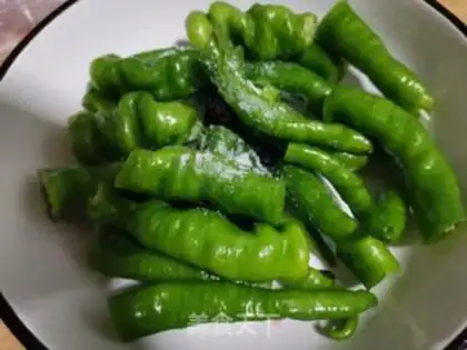 Make Pepper steam sausage step 1