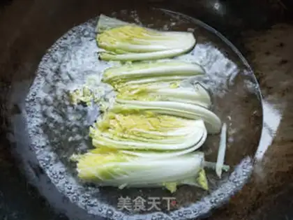 Make Garlic fans steaming doll food step 4