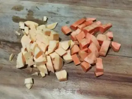 Make Potato corn paste step 1