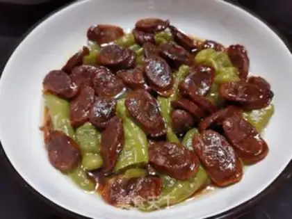 Make Pepper steam sausage step 4