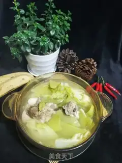 Make Pork bone mustard soup step 8