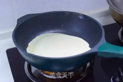 Make Breakfast eggcake step 1