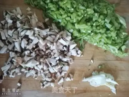Make Bean-fruit noodles step 1