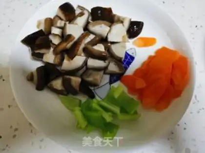Make Meatloafed mushrooms step 1