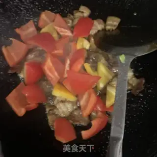 Make Sweet peppers with five flowers step 5