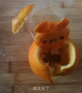 Make Orange Bear step 11