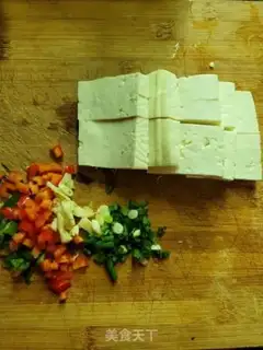 Make Pepper salt tofu step 1