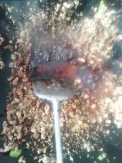 Make Cough and beef congee step 5