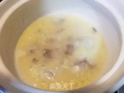 Make Beef rice congee step 3