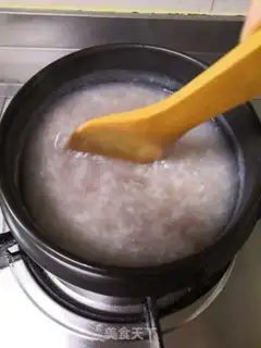 Make Cough and beef congee step 9