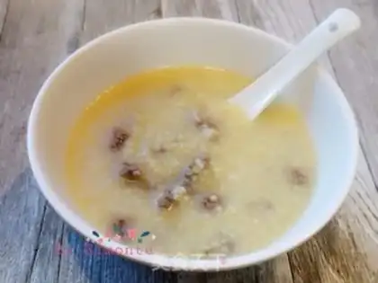 Make Beef rice congee step 5
