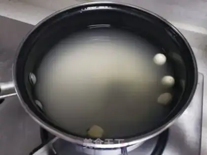 Make Lotus rice congee step 3