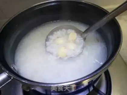 Make Lotus rice congee step 4