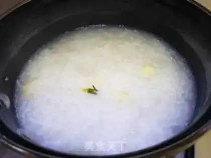 Make Lotus rice congee step 5