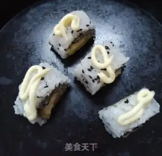 Make Sesame banana inverted sushi step 6