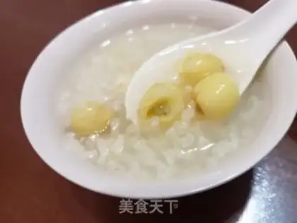 Make Lotus rice congee step 6