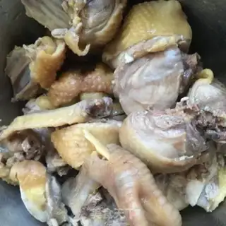 Make Little mushroom stew chicken step 3
