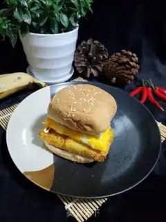 Make Fish burger step 12