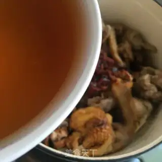 Make Little mushroom stew chicken step 11