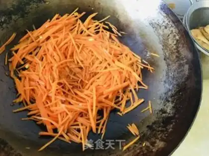 Make Garlic carrots step 4