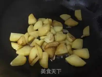 Make Five flowers with potatoes step 6