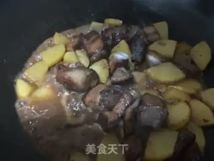 Make Five flowers with potatoes step 8