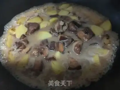 Make Five flowers with potatoes step 9