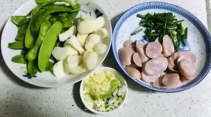 Make Dutch soy sausage step 1
