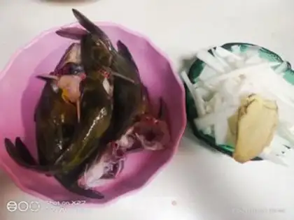 Make Sting fish radish soup step 0