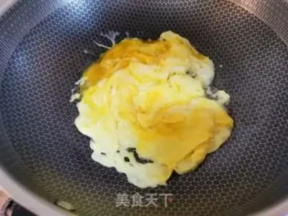Make Seafood mushroom fried egg tomatoes step 3