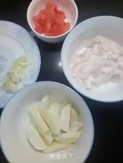 Make Tomato potatoes step 1