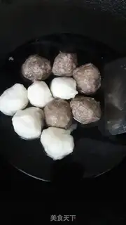 Make Spinachball soup step 1