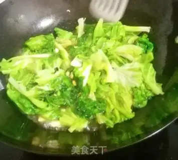 Make Garlic lettuce step 8