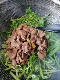 Make Celery beef step 2