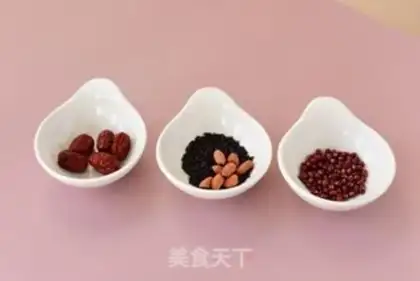 Make Red bean, black date step 0
