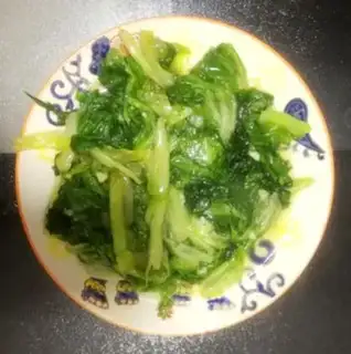 Make Garlic lettuce step 9