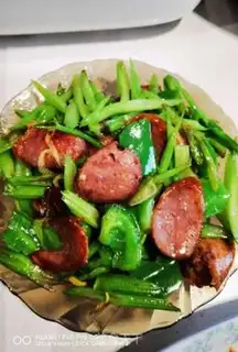 Make Celery pepper and sausage step 7