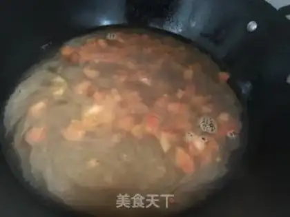 Make Tomato spinach egg soup step 6