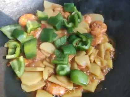 Make Potato crayfish step 10