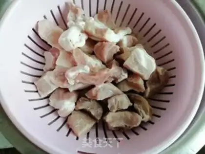 Make Yuen mushroom meat step 0