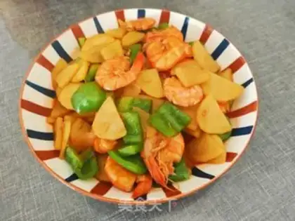 Make Potato crayfish step 12