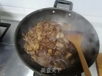 Make Yuen mushroom meat step 6