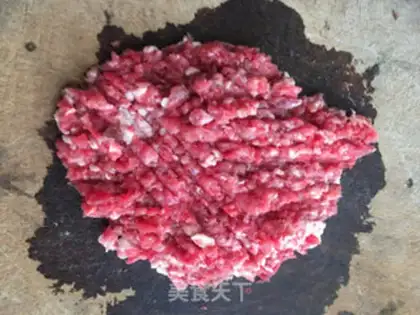 Make Pills of beef step 1